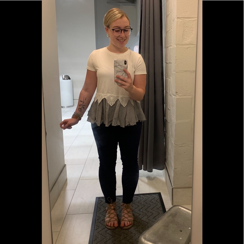 Cute peplum top!